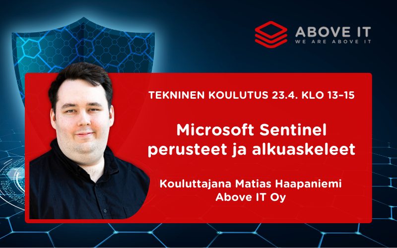 Tekninen koulutus: Microsoft Sentinel perusteet ja alkuaskeleet